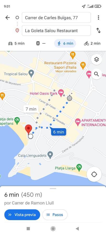 Magníficas vistas en zona turística de Salou Apartamento Exterior foto